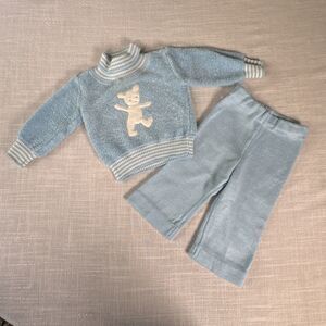 Vintage Kids Clothes Bear Outfit Little World 1960s-70s Little Kid Size Medium